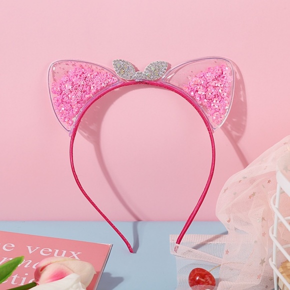 4- PCS CAT EARS HEADBANDS MULTICOLORS - Picture 3 of 6